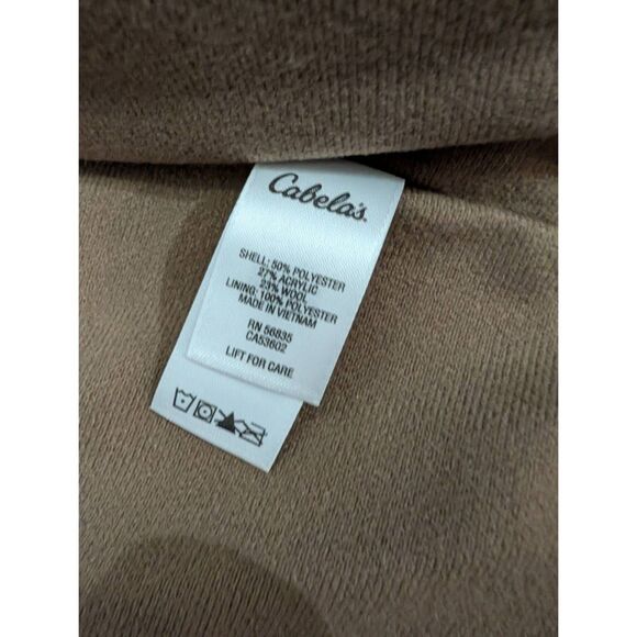 Cabelaās Wooltimate 4MOST Windshear Hunting Vest Menās XL Camo Wool Blend - Picture 9 of 11